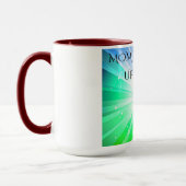 「母さん、私の人生を照らす」コーヒーや紅茶マグカップ。 マグカップ (左)