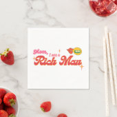 母さん、私は金持ちのカクテルだ スタンダードカクテルナプキン (インサイチュ)