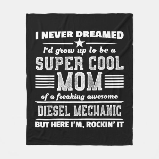 母すごいパワー母マすごいマヒーロー フリースブランケット (正面)