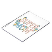 母すごいフローラ文字デザイン ノートブック (左側)