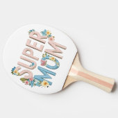 母すごいフローラ文字デザイン 卓球ラケット (横)