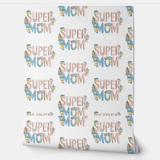 母すごいフローラ文字デザイン 壁紙 (ほどく)