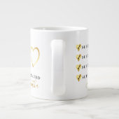 母すごい妻ボスハート写真母の日 ジャンボコーヒーマグカップ (裏面)