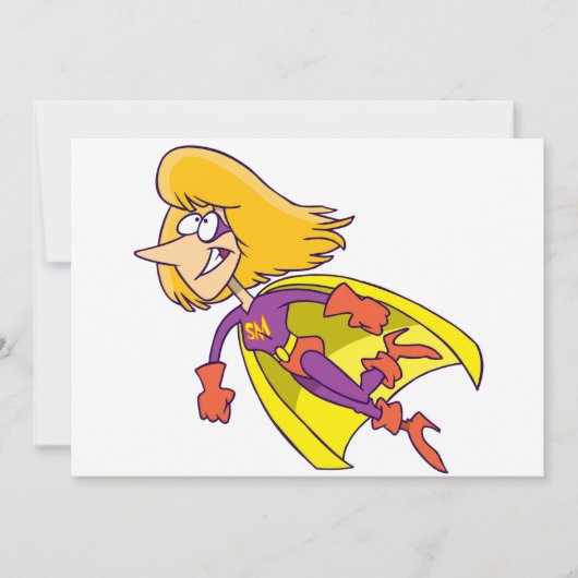 母すごい招待状 招待状 (正面)