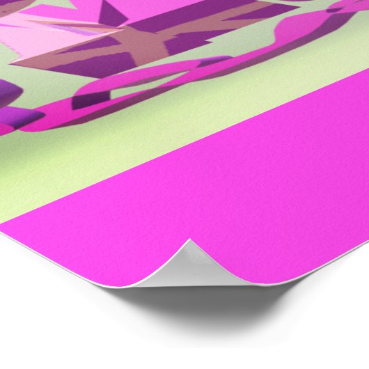 母すごい母の日と誕生日のための母デザイン ポスター (角)