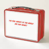 母すごい母の日のプレゼント メタルランチボックス (裏面)