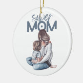母すごい母の日オーナメント セラミックオーナメント (左)