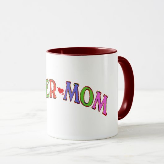 母すごい母の日マグギフトアイディア マグカップ (正面右)