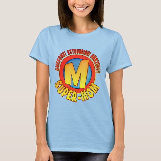 母すごい母の日レディースリンガーTシャツ Tシャツ (正面)