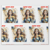 母すごい母の日 ラッピングペーパー (フラット)