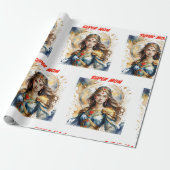 母すごい母の日 ラッピングペーパー (アンロールド)