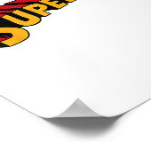 母すごい母スーパーヒーロ母おもしろい母 ポスター (角)