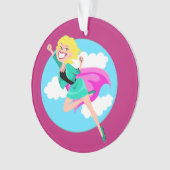 母すごい母、妹、友人、叔母、先生 オーナメント (正面)