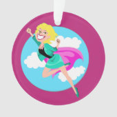 母すごい母、妹、友人、叔母、先生 オーナメント (正面)