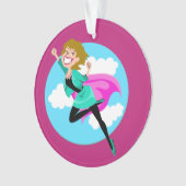 母すごい母、妹、友人、叔母、先生 オーナメント (正面)