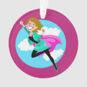 母すごい母、妹、友人、叔母、先生 オーナメント (正面)