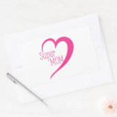 母すごい母 長方形シール (封筒)