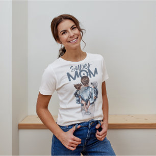 母すごい水色Tシャツ Tシャツ