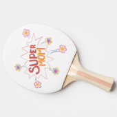 母すごい花漫画バブル母の日 卓球ラケット (横)