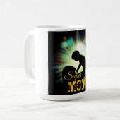 母すごい- コーヒーマグカップ (正面左)