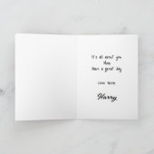 母すごい...4枚の写真カスタムコラージュBeagle Card サンキューカード (内部)