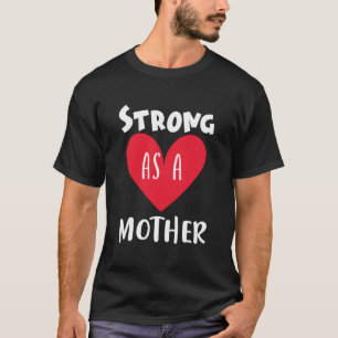 母としての強い母ギフト Tシャツ