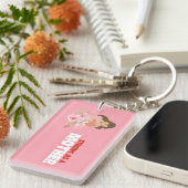 母として強い – 母のフローラキーチェーン キーホルダー (正面右)