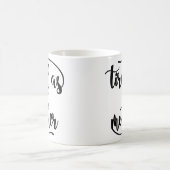 母として疲れているクラシックな陶磁器のマグ-おもしろいなお母さん コーヒーマグカップ (中央)