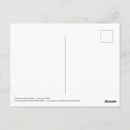 母とそのベビー...2004年12月 ポストカード (裏面)