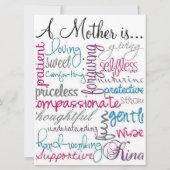 母とは… シーズンカード (正面)