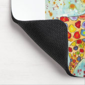 母とカラフルベビージラフェス マウスパッド (コーナー)