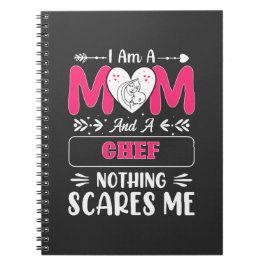 母とシェフは何も私を怖がらせおもしろいない ノートブック