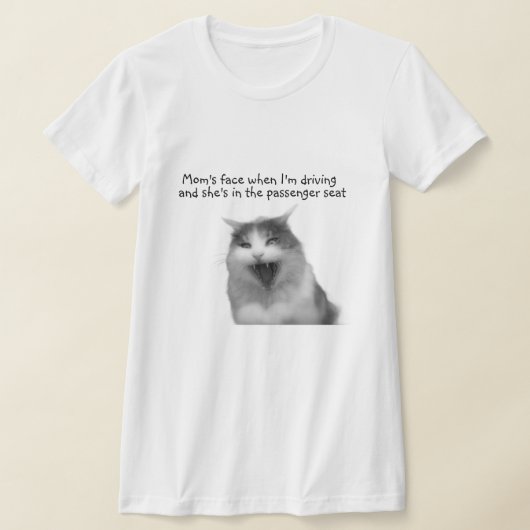 母とドライブ Tシャツ (レイダウン)
