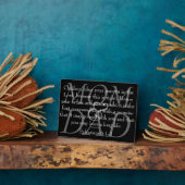 母とパパのための聖書の聖句エペソ6:1-3プラーク フォトプラーク (側面)