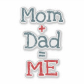 母とパパは私 シール (正面)