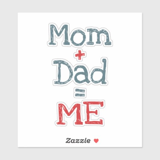 母とパパは私 シール (シート)