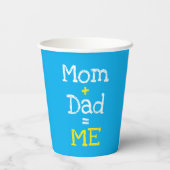 母とパパは私 紙コップ (裏面)