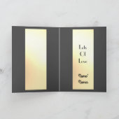 母とパパ真珠記念日の挨拶 カード (内部)