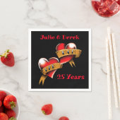 母とパパ記念日パーティー スタンダードカクテルナプキン (インサイチュ)