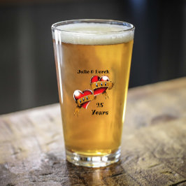 母とパパ記念日パーティー タンブラーグラス