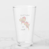 母とパパ記念日パーティー タンブラーグラス (裏面)