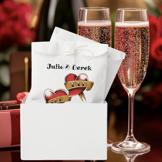 母とパパ記念日パーティー フェイバーバッグ