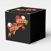 母とパパ記念日パーティー フェイバーボックス (正面サイド)