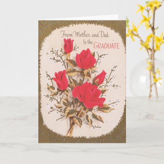 母とパパ カード (黄色い花)