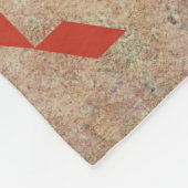 母とパーソナライズされたDの息子のラブレターへ フリースブランケット (角)