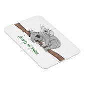 母とベビーのコアラつるーがそこに冷蔵庫マグネ マグネット (右側)