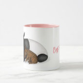 母とベビーのタピール最高のの「ママ・エバー」マグカップ マグカップ (中央)