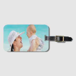 母とベビーの写真 ラゲッジタグ