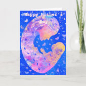 母とベビーの母の日のカード – Love カード (正面)