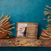 母とベビーの詩ハッピー母の日 フォトプラーク (側面)